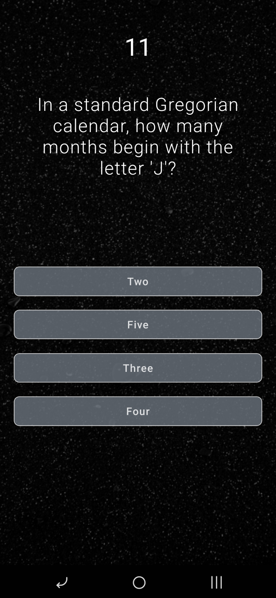 MindDash question screen with four multiple choice answers
