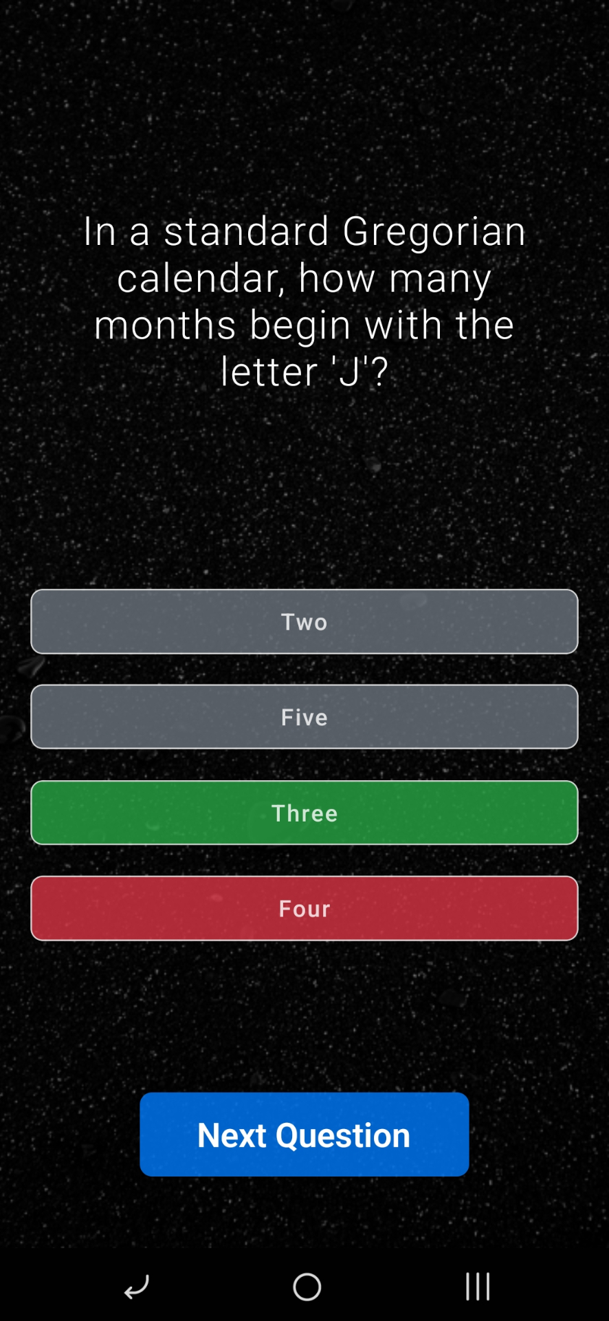 MindDash answer feedback showing correct and incorrect options
